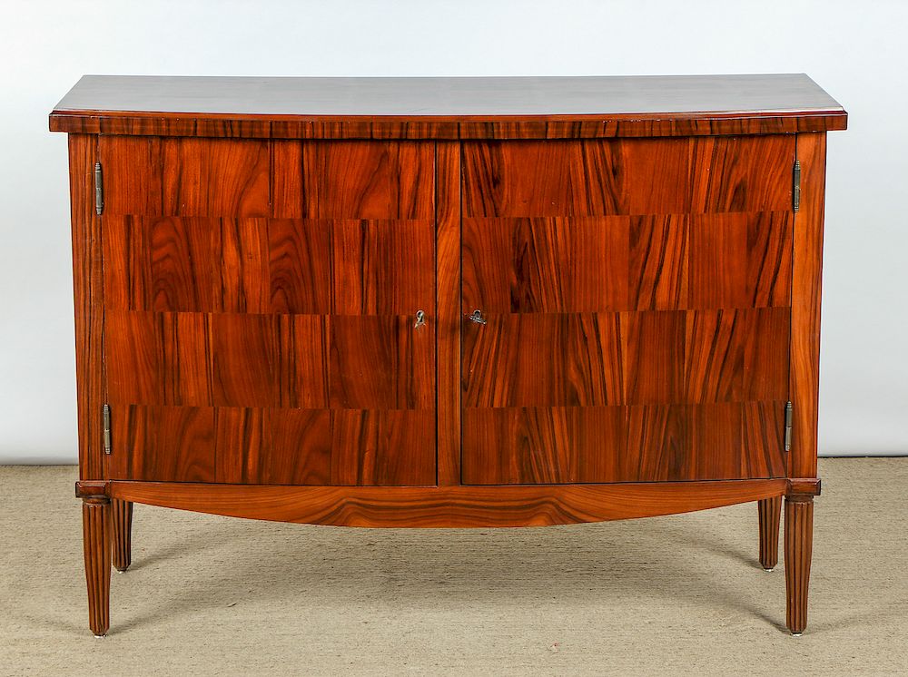 Appraisal: Modern Rosewood Cabinet Modern Rosewood Cabinet interior includes two adjustable