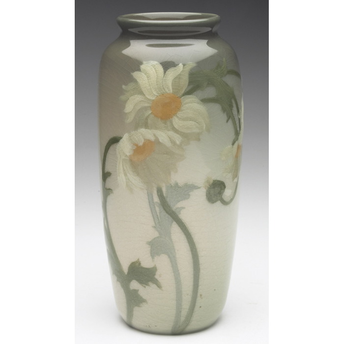 Appraisal: Rookwood vase covered with a good Iris glaze nicely painted