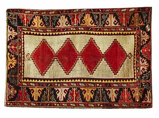 Appraisal: Semi-Antique Turkish Oushak carpet circa ' '' x ' ''