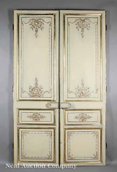 Appraisal: A Highly Decorative Pair of Antique Louis XV-Style Gilt and