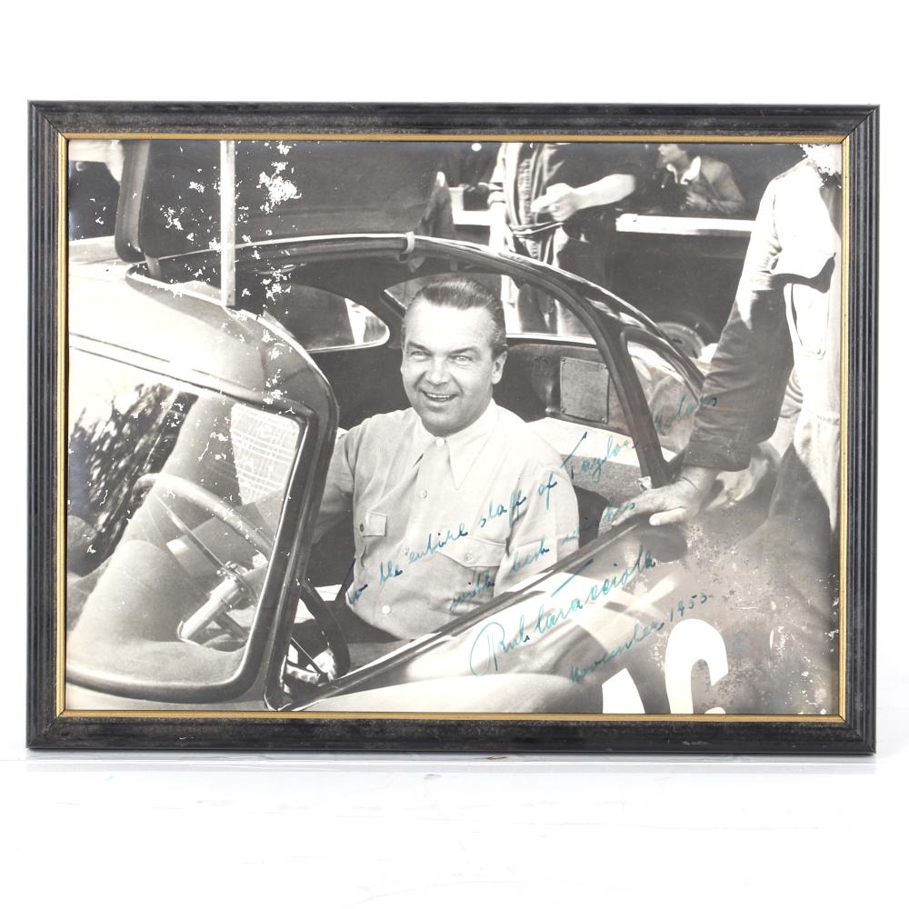 Appraisal: RUDOLPH CARRACCIOLA AUTOGRAPHED X PHOTORudolph Carracciola Autographed x Photo Rudolph