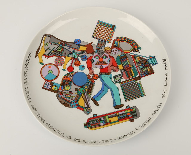 Appraisal: Eduardo Paolozzi British - for Rosenthal'Artist's Plate - Homage to