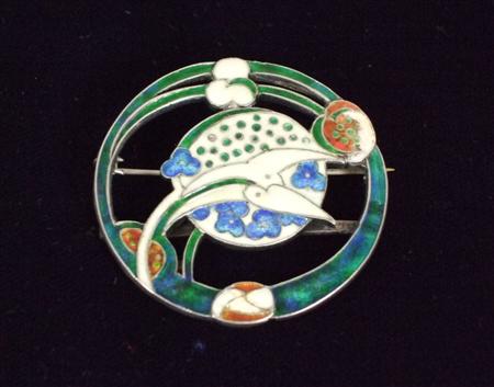 Appraisal: JESSIE MARION KING FOR LIBERTY CO BROOCH DATED silver and