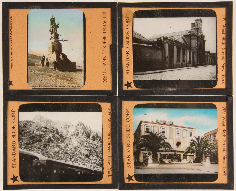 Appraisal: CASED SET OF MAGIC LANTERN SLIDES - Travels in North