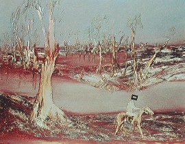 Appraisal: Sidney Nolan - Kelly at Stringybark Creek photolithograph signed 'Nolan'