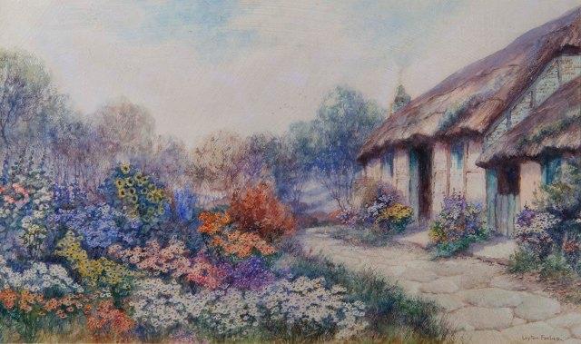 Appraisal: LEYTON FORBES TH TH CENTURY Midsummer Glory signed watercolour x