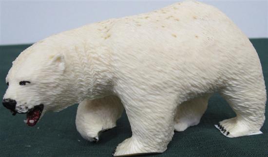 Appraisal: BOOKER MYRTLE TH C Striding Polar Bear One foot signed