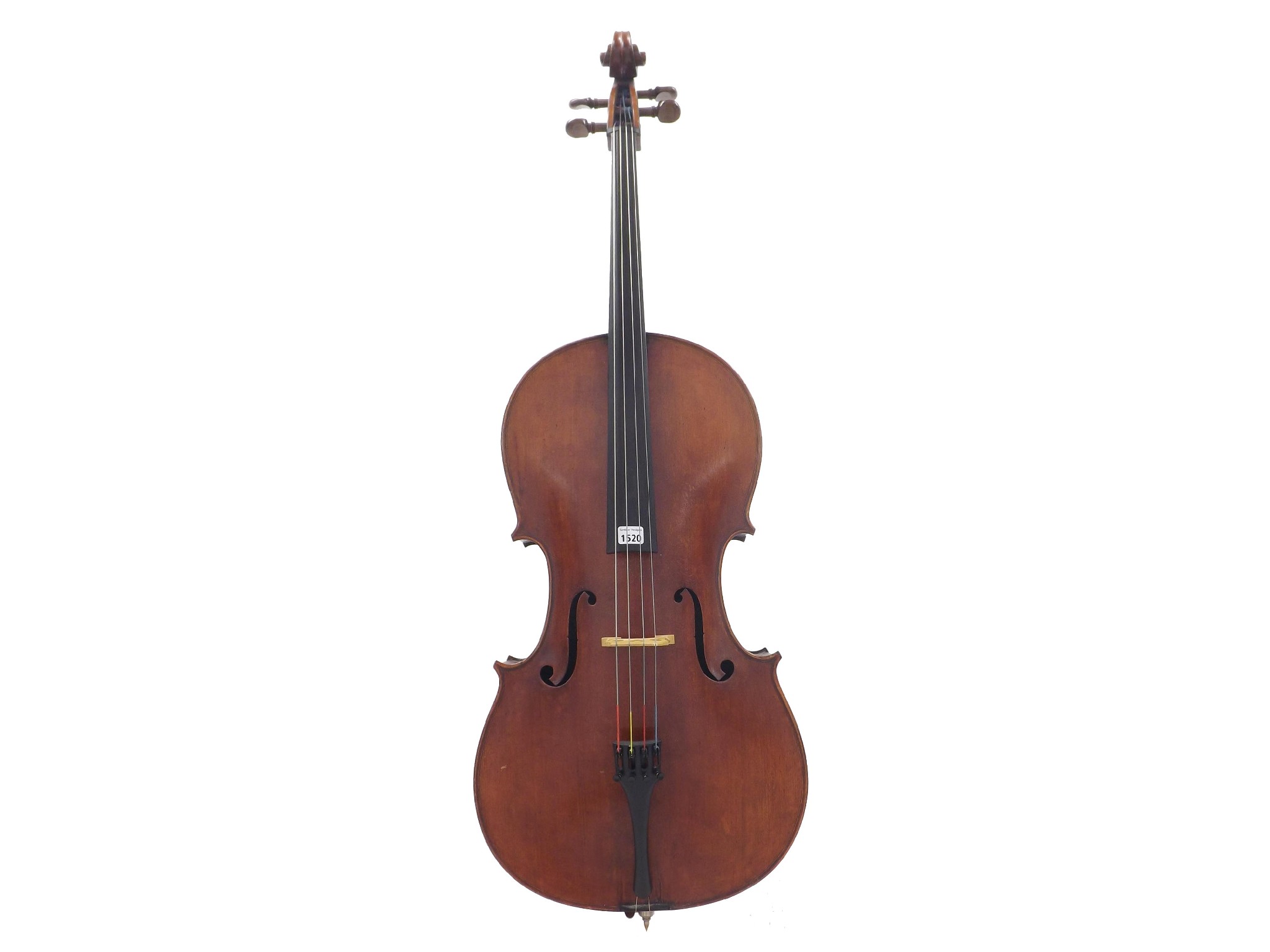 Appraisal: Violoncello labelled Michel Berger Janos the two piece back of