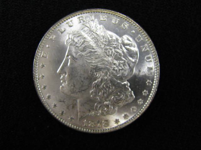 Appraisal: Morgan Silver Dollar tail feather variety uncirculated