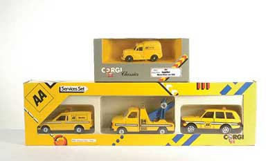 Appraisal: Corgi Pre-pro Morris Minor AA Service Van - yellow with