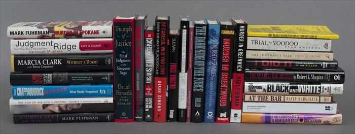 Appraisal: ASSORTED NON-FICTION CRIME AND TRIAL THEMED BOOKS Signatures and inscriptions