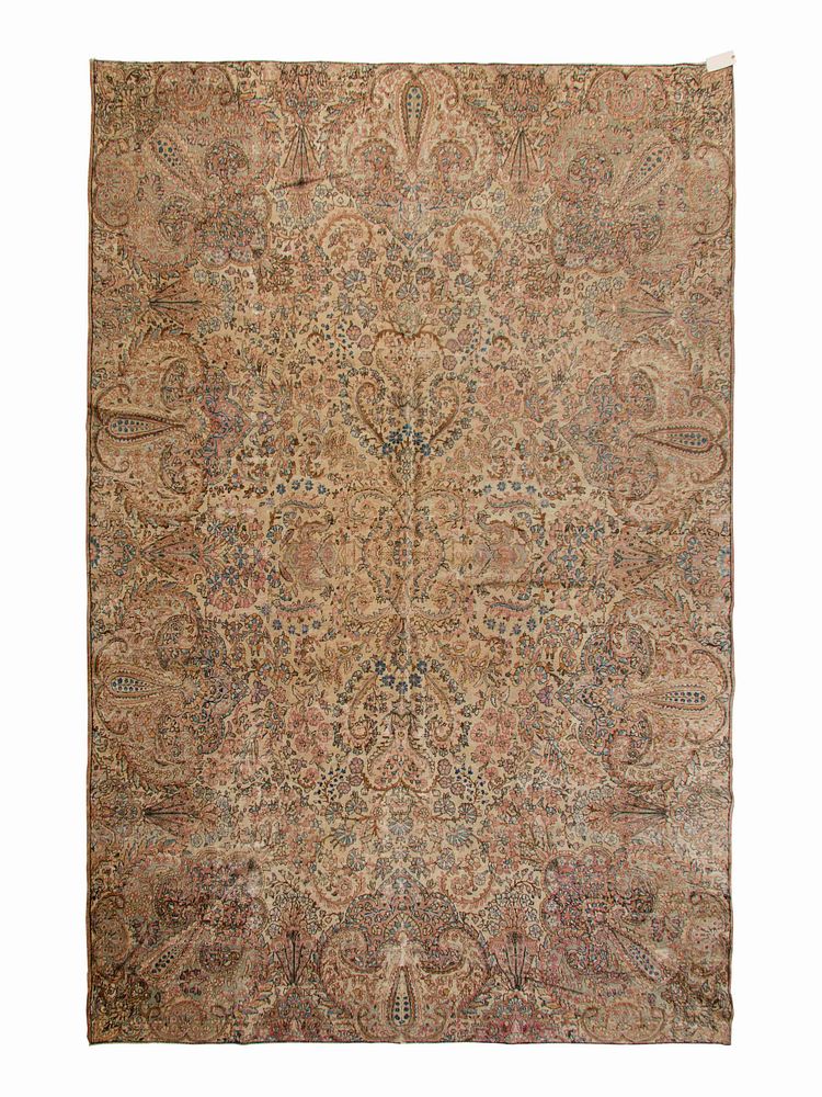 Appraisal: A Kirman Wool Rug A Kirman Wool Rug feet inches