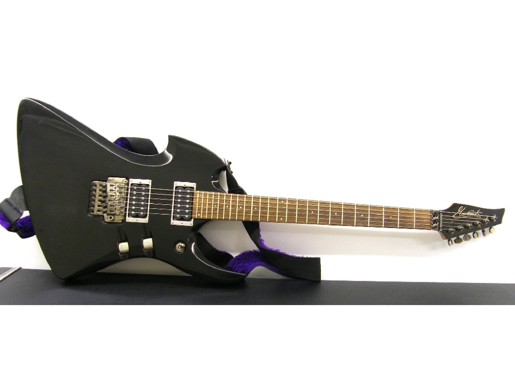 Appraisal: Maverick X- electric guitar ser no X- black finish with