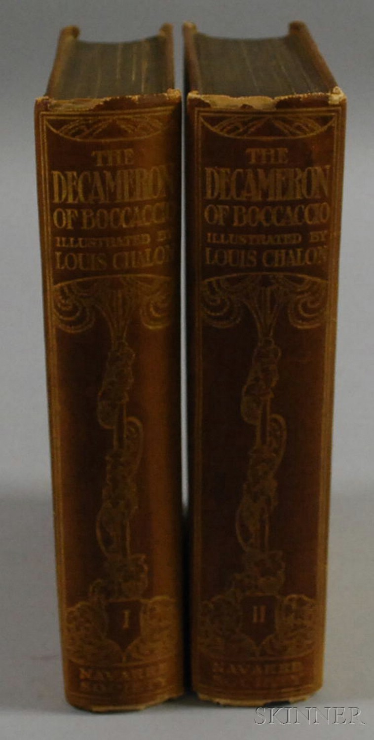 Appraisal: Two Works in Three Volumes Louis Chalon - Illustrator Giovanni