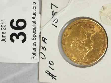 Appraisal: Gold USA Ten Dollars coin