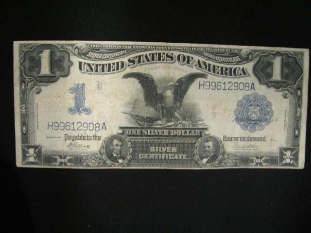 Appraisal: U S Silver Certificate large size Lincoln Grant design with