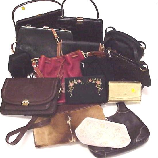 Appraisal: Collection of vintage purses including Coblentz Billestone Enzo Angiolini etc