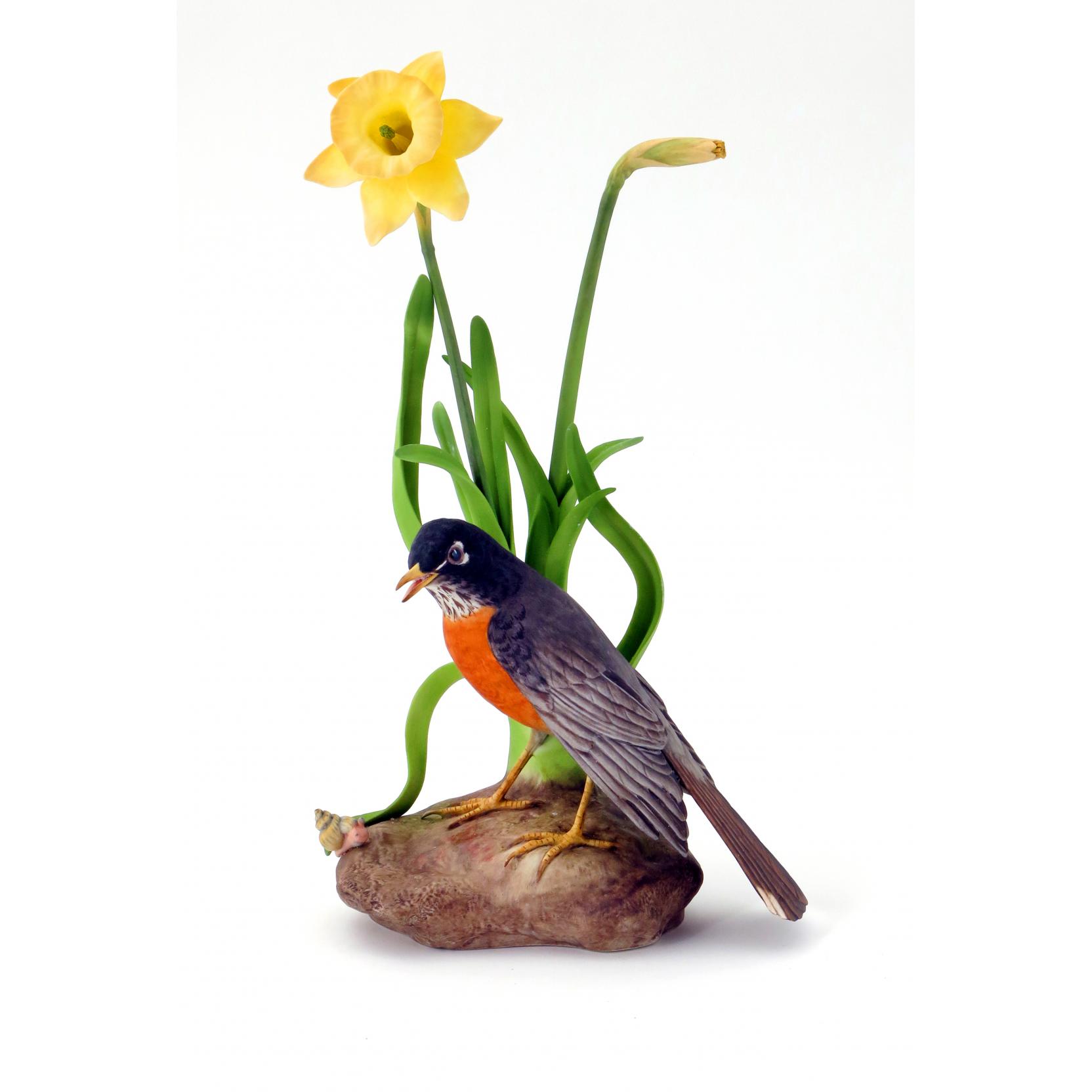 Appraisal: Boehm Porcelain Robin Limited Edition I modeled on a rock