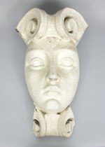 Appraisal: Architectural Muse Head From Frieze of The Brotherhood of Locomotive