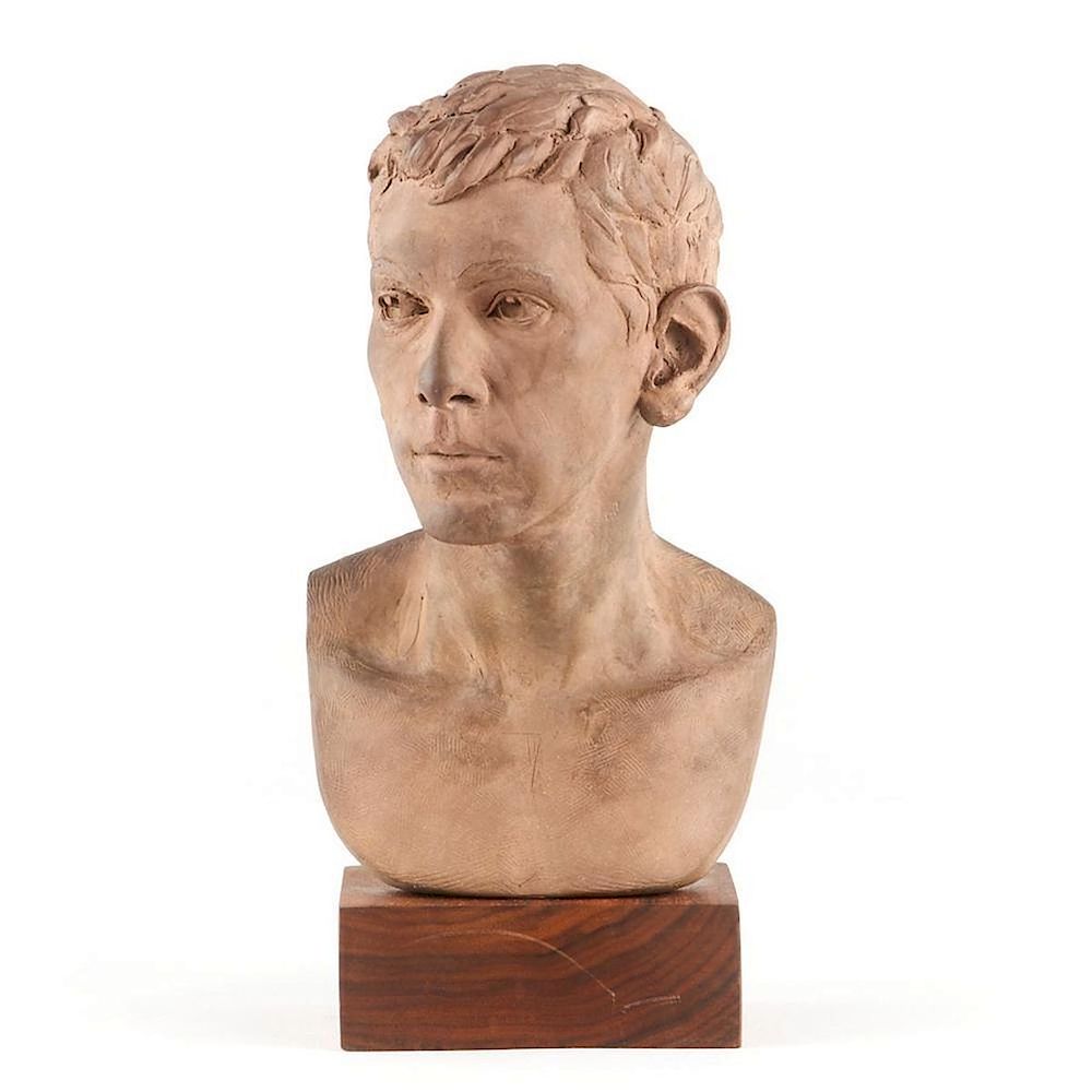 Appraisal: David Simon b Artist David Simon Title Male Bust Size