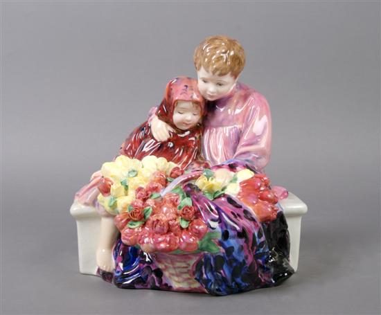 Appraisal: An English Royal Doulton Figural Group Width inches