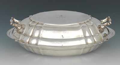 Appraisal: A Sterling Silver Vegetable Dish in Chippendale Pattern by Gorham