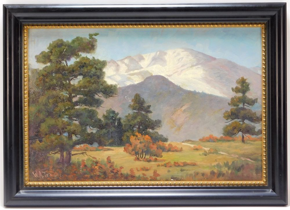 Appraisal: William Tracht Impressionist Landscape Painting William A Tracht Colorado California