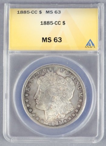 Appraisal: -CC MorganA very scarce issue with low mintage This coin