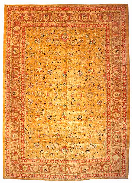 Appraisal: A Mashad carpet Northeast Persia second quarter th century signed