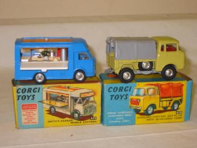 Appraisal: Forward Control Jeep and Smiths-Harrier Mobile Canteen boxed G-E