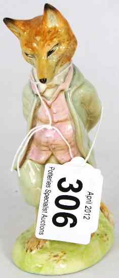 Appraisal: Beswick Beatrix Potter Figure Foxy Whiskered Gentleman BP