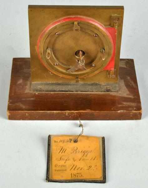 Appraisal: Safe Vault Patent Model Lock Description Dated Comes with keys