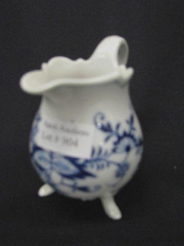 Appraisal: Meissen Porcelain Blue Onion Creamer footed cross swords mark