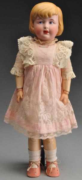 Appraisal: Rare Large N ckler Tittel Character Doll Description German bisque