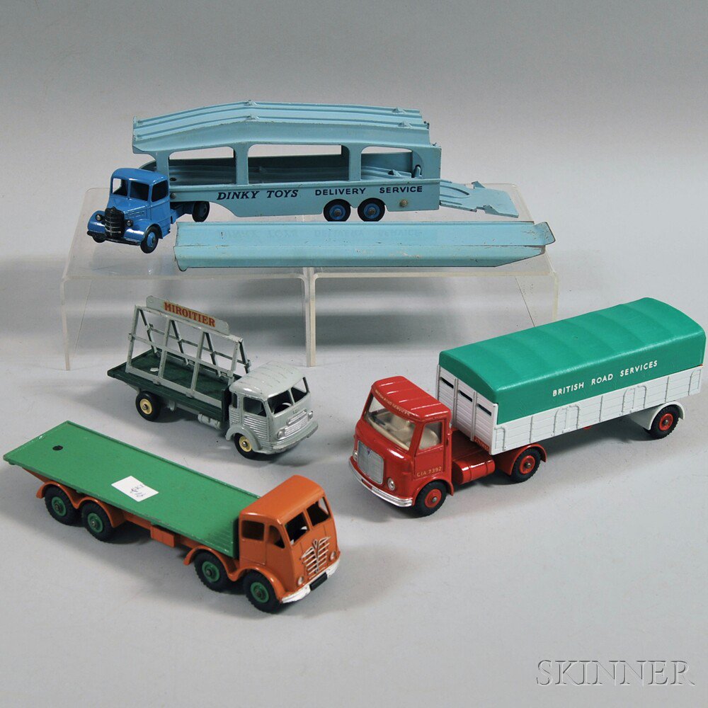 Appraisal: Five Meccano Dinky Toys Die-cast Metal Vehicles England and France