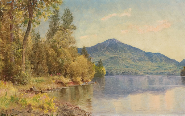 Appraisal: RICHARDS WILLIAM TROST American - White Face Mountain from Lake