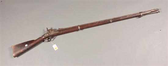 Appraisal: Springfield percussion musket marked ''Springfield Model U S '' with