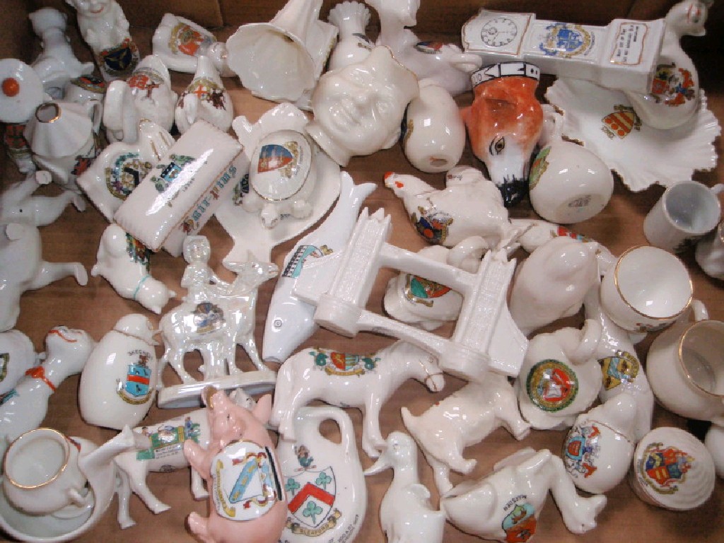 Appraisal: A collection of crested china by Arcadian Milton Alexandra W