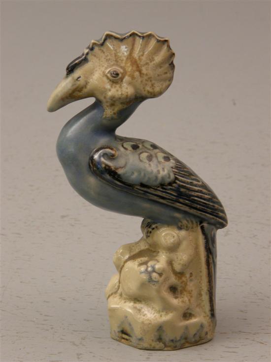 Appraisal: 's Royal doulton stoneware figure of an exotic bird impressed