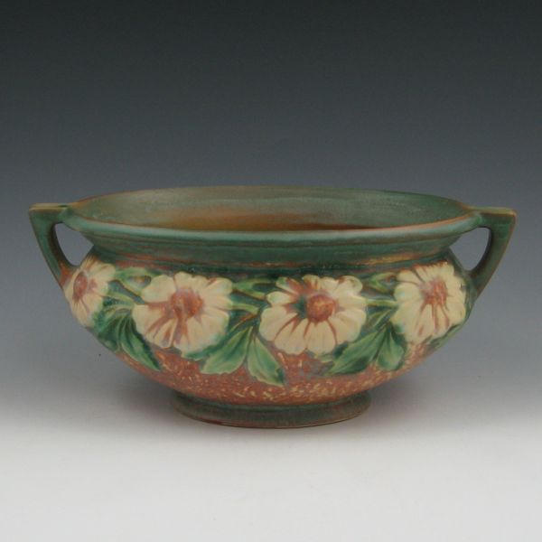 Appraisal: Roseville Dahlrose - bowl Unmarked Mint long by