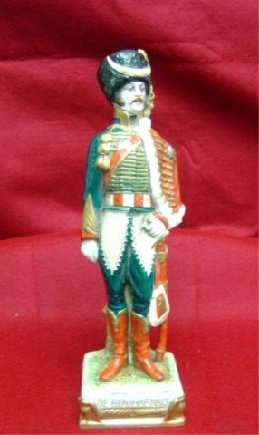 Appraisal: DRESDEN FIGURINE-NAPOLEON'S MARSHALL-DEBEAUHARNAIS