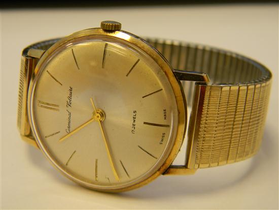 Appraisal: WATCH Man's germinal Voltaire wrist watch K yellow gold case