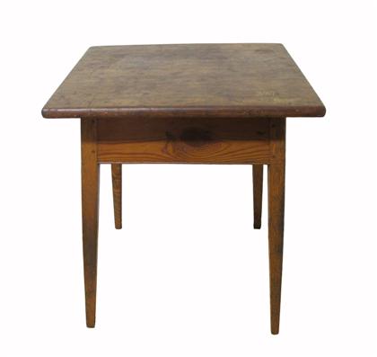 Appraisal: Federal small pine tavern table circa