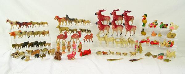 Appraisal: MONUMENTAL COLLECTION OF CELLULOID ANIMALS Massive collection to be sold