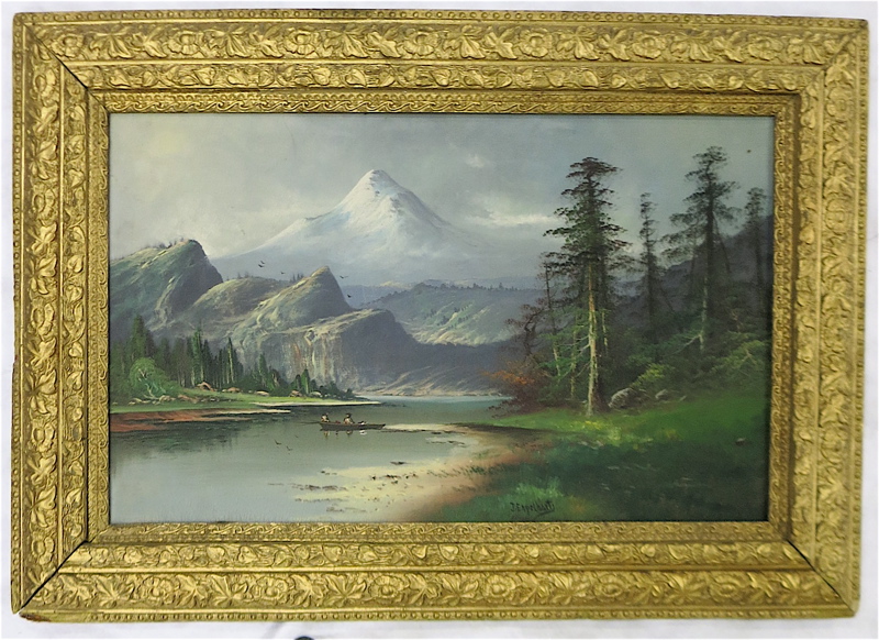 Appraisal: JOHN JOSEPH ENGELHART ENGELHARDT OIL ON CANVAS American - Mount