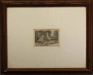 Appraisal: John Sloan - Etching Signed lower right in plate With