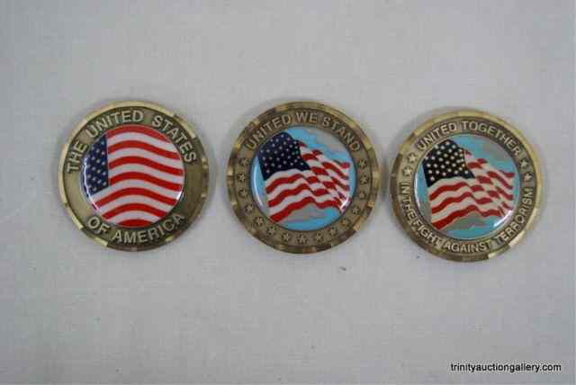 Appraisal: USA - Washington Brass Challenge CoinsThese collector brass coins are