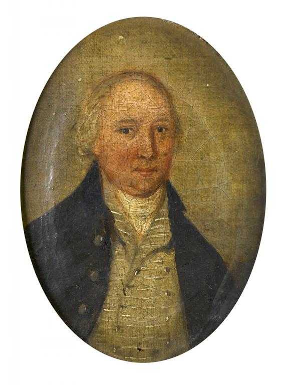 Appraisal: ENGLISH SCHOOL LATE TH CENTURY PORTRAIT OF A GENTLEMAN small