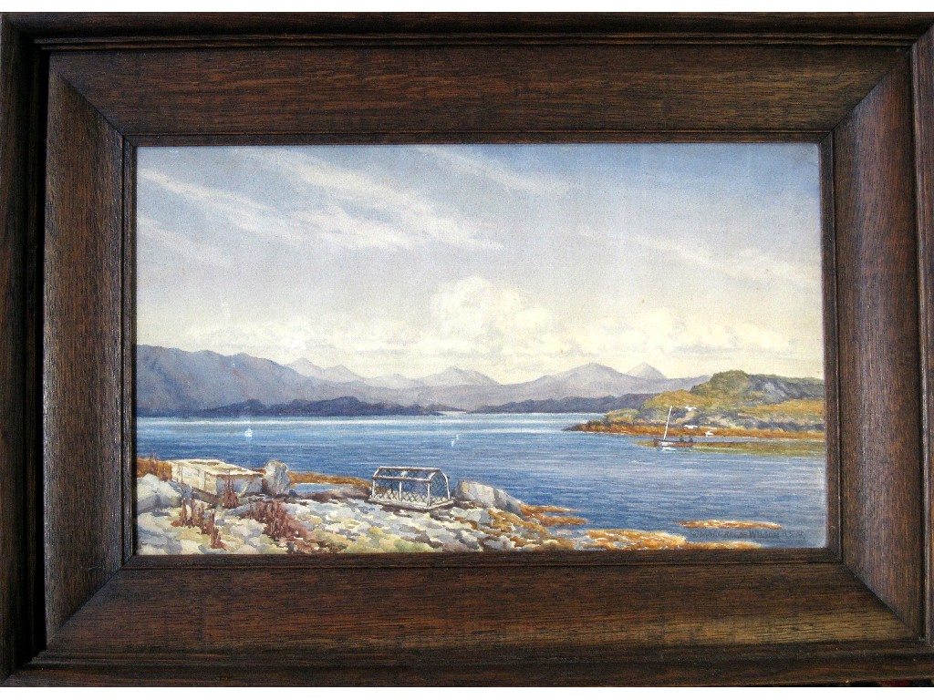 Appraisal: P MACGREGOR WILSON RSW Watercolour 'The Mountains of Mull' signed