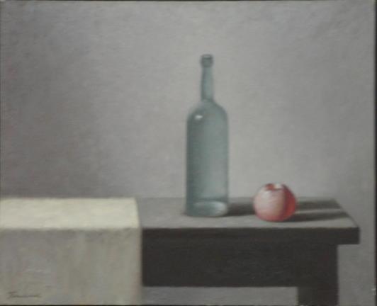 Appraisal: BELIK Sergei Oil on Canvas of Still Life with Bottle